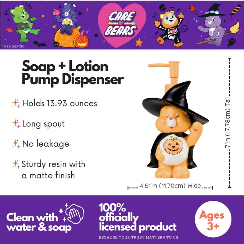 Franco Care Bears Cheer Bear Wicked Witch Halloween Soap/Lotion/Hand Sanitizer Resin Pump Dispenser, 13.93 Ounces, (Officially Licensed Product) by Collectibles - Image 1